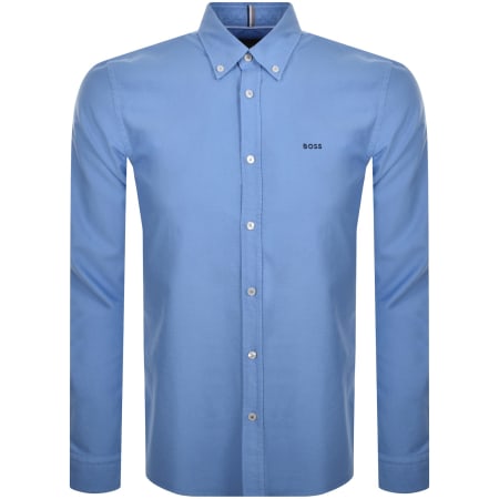 Boss C Hal Bd C1 223 Long Sleeve Shirt Blue 44 Man